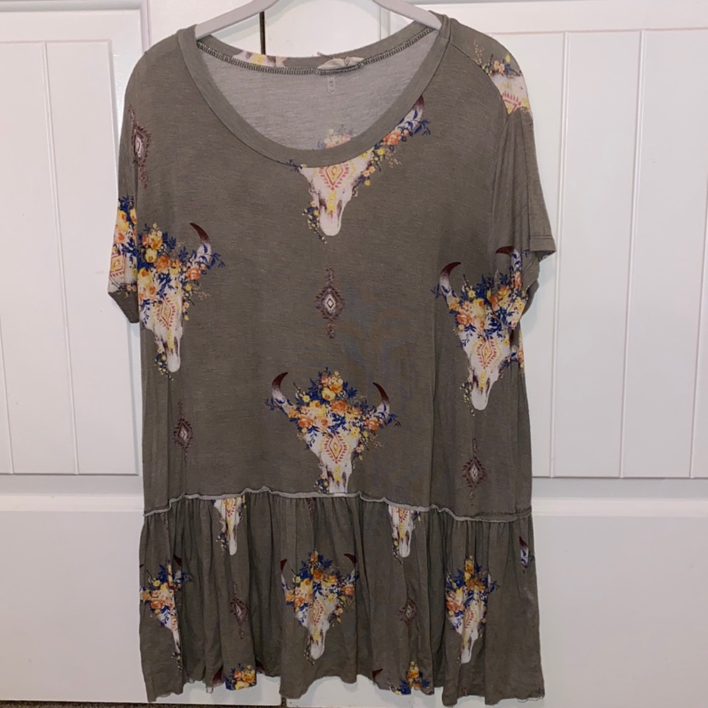Long horn top